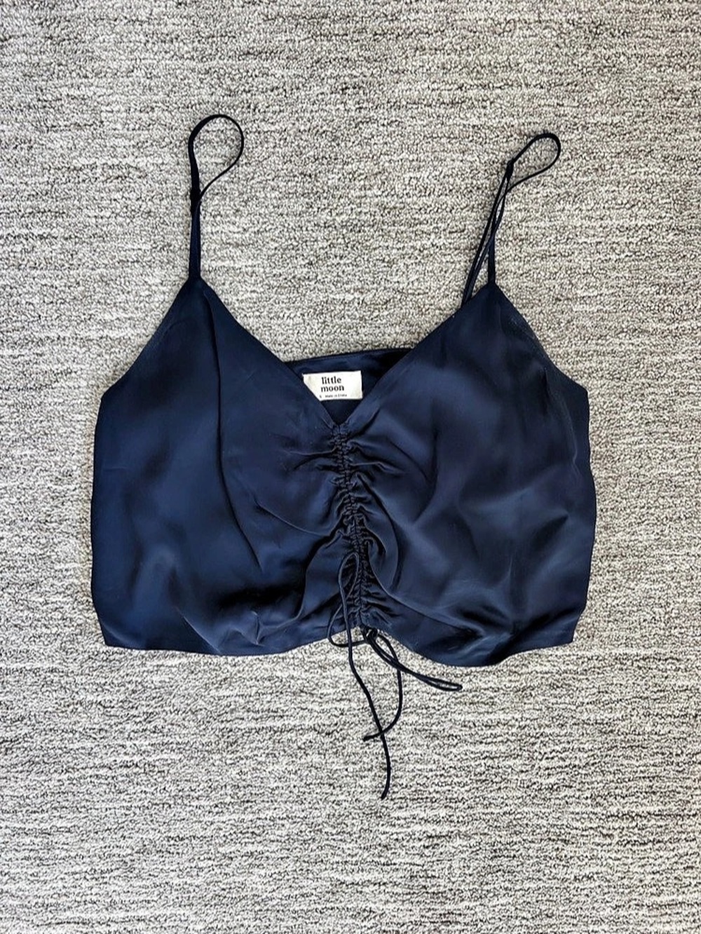 Little Moon Verso Cami Satin Blue
